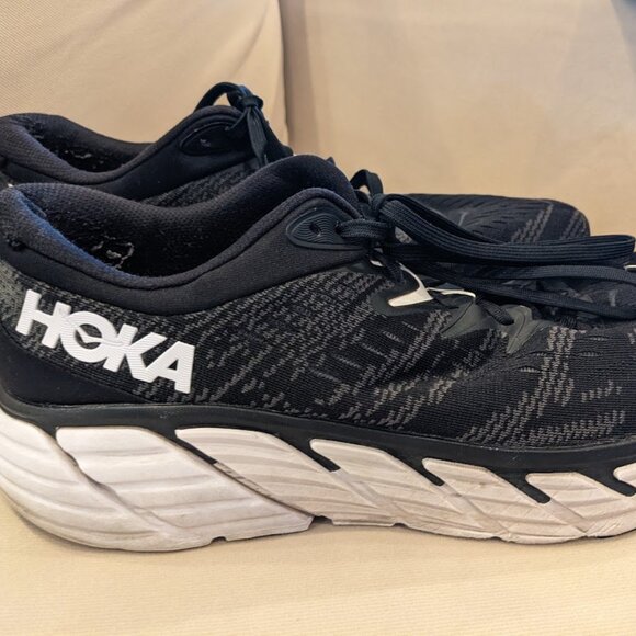Clean Hoka One Gaviota 4 Men's running shoes 12 2E Wide - Picture 2 of 7